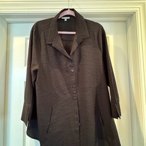 Habitat Black Textured Blouse/Jacket